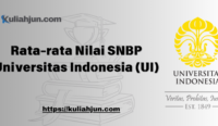 Rata-rata Nilai SNBP Univeritas Indonesia (UI)