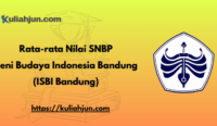 Rata-rata Nilai SNBP Institut Seni Budaya Indonesia Bandung (ISBI