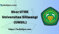 Skor UTBK Universitas Siliwangi (UNSIL)