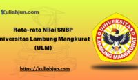 Rata-rata Nilai SNBP Universitas Lambung Mangkurat (ULM)