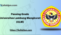 Passing Grade Universitas Lambung Mangkurat (ULM)