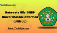 Rata-rata Nilai SNBP Universitas Mulawarman (UNMUL)