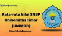 Rata-rata Nilai SNBP Universitas Timor (UNIMOR)