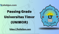 Passing Grade Universitas Timor (UNIMOR)